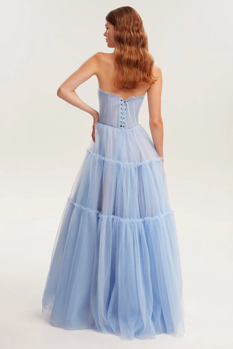 Evening Philosophy Tulle Maxi Dress