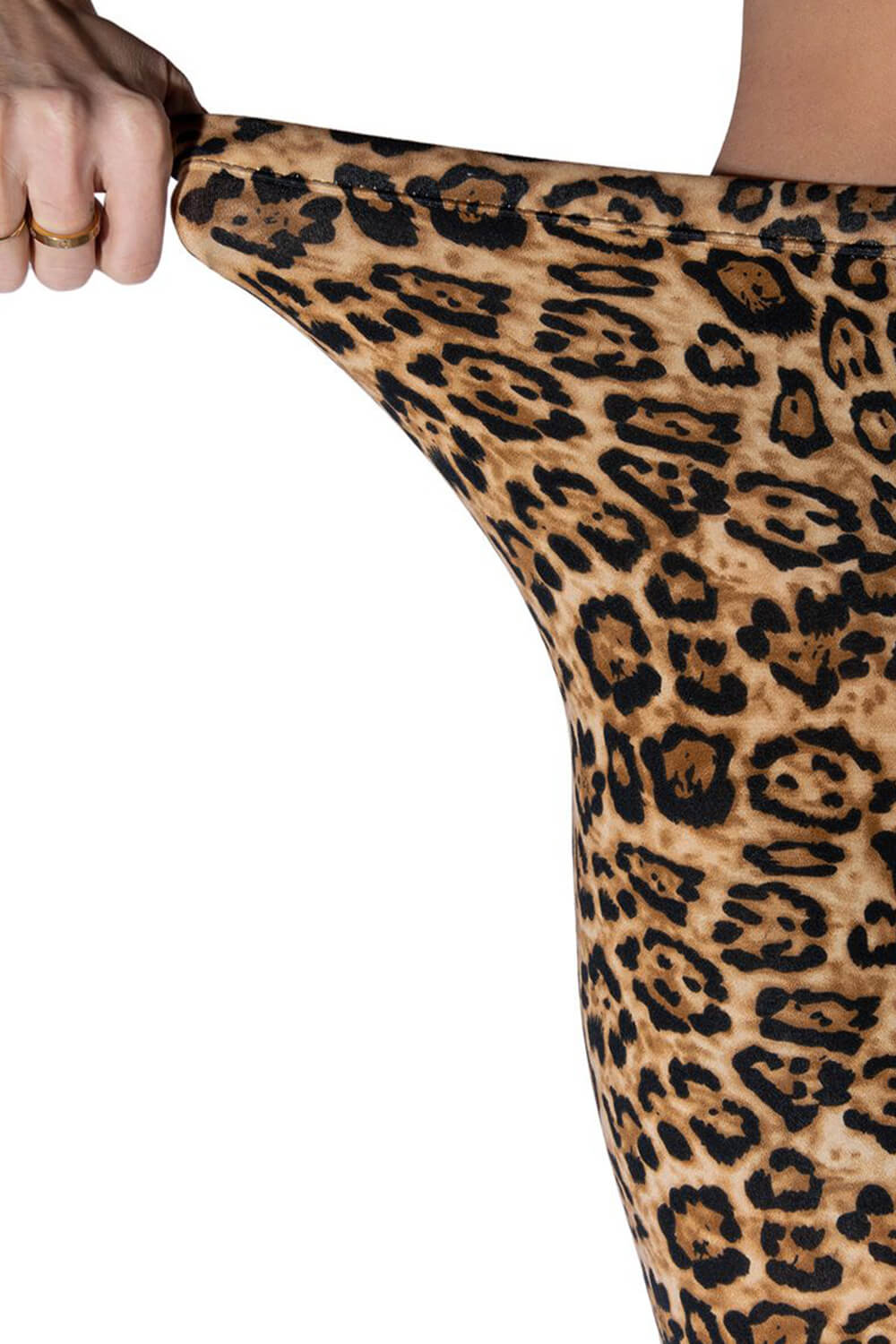 Leopard Print Faux Leather High-Waisted Pointed Toe Stiletto Heel Long Pant Boot