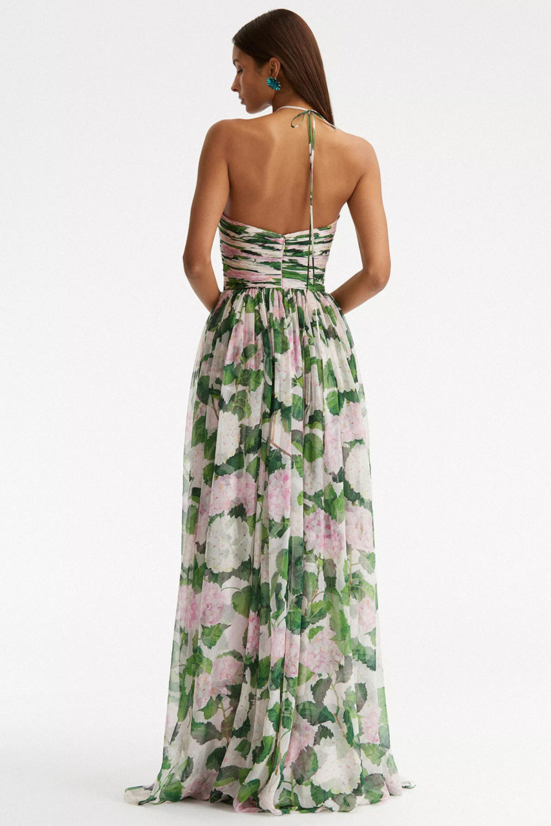 Florence Meadows Floral Print Maxi Dress