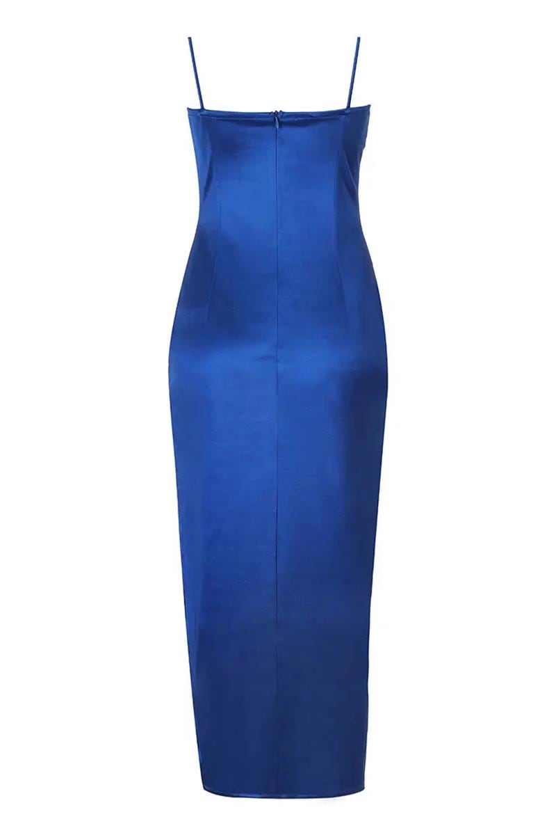 Forever Icon Satin Midi Dress