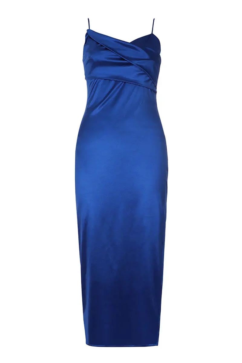 Forever Icon Satin Midi Dress