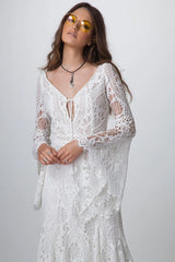 Forever Romantic Bohemian Lace Wedding Dress