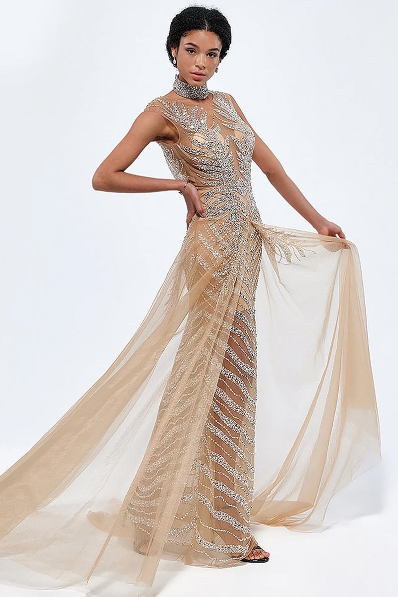 Irina Beaded Maxi Dress