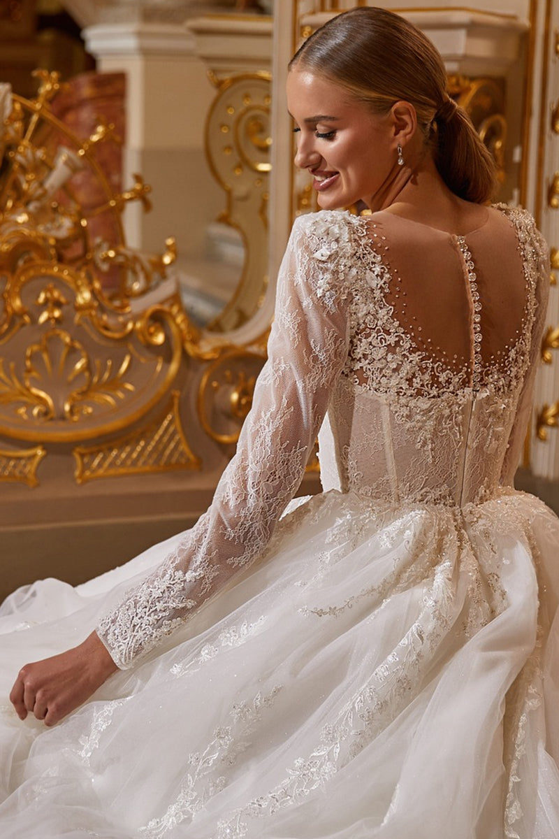 Julian Long Sleeve Wedding Dress