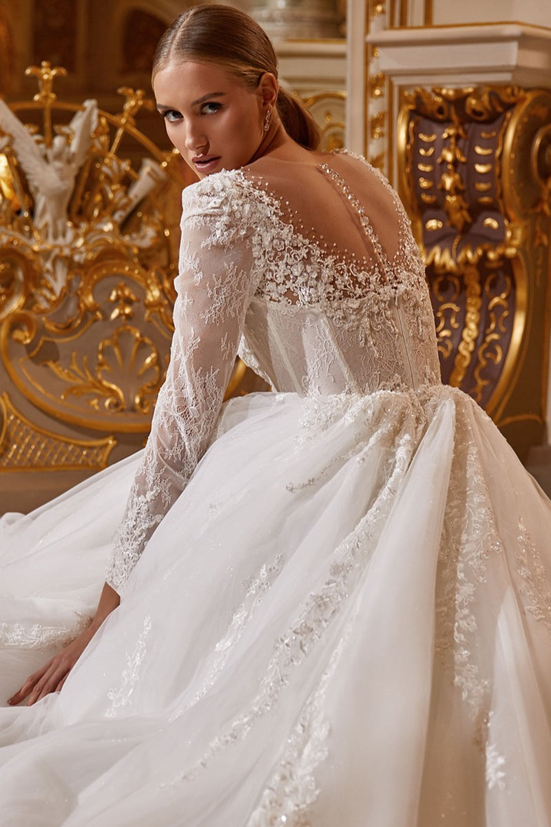 Julian Long Sleeve Wedding Dress