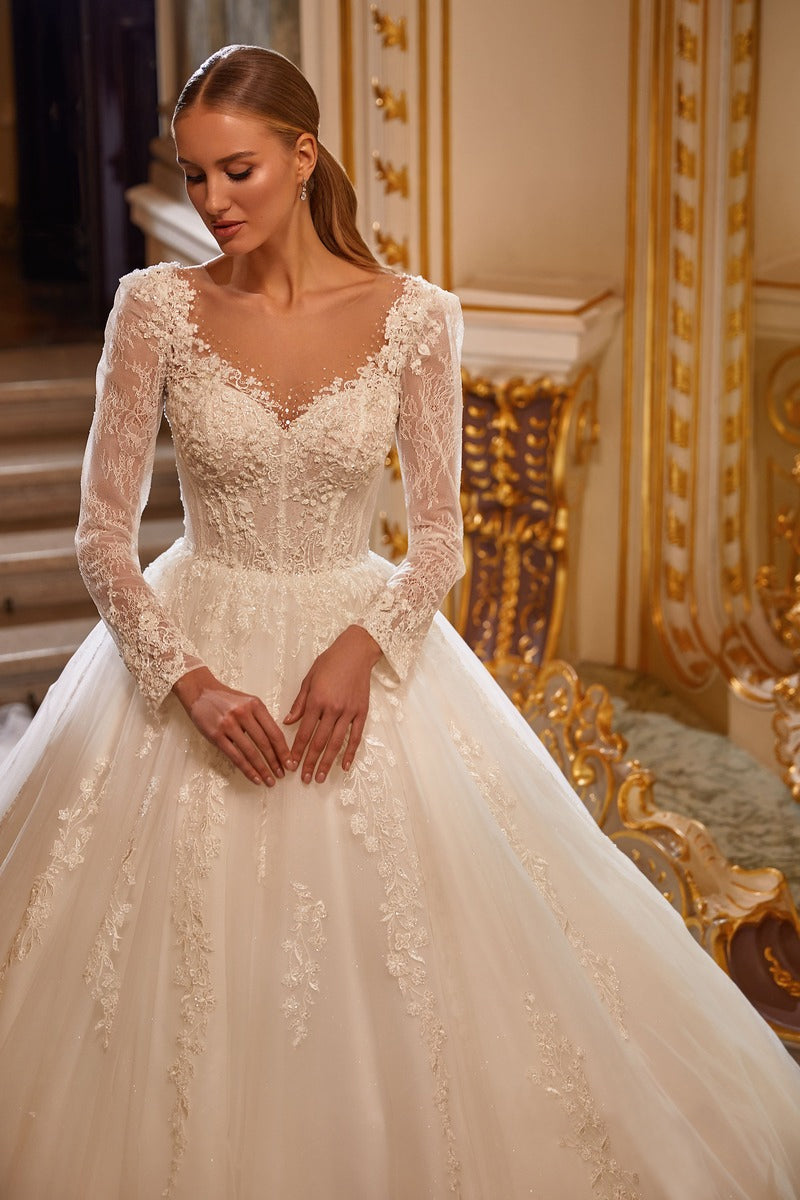 Julian Long Sleeve Wedding Dress