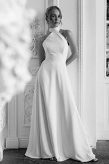 Juliette Ivory Halter Wedding Dress