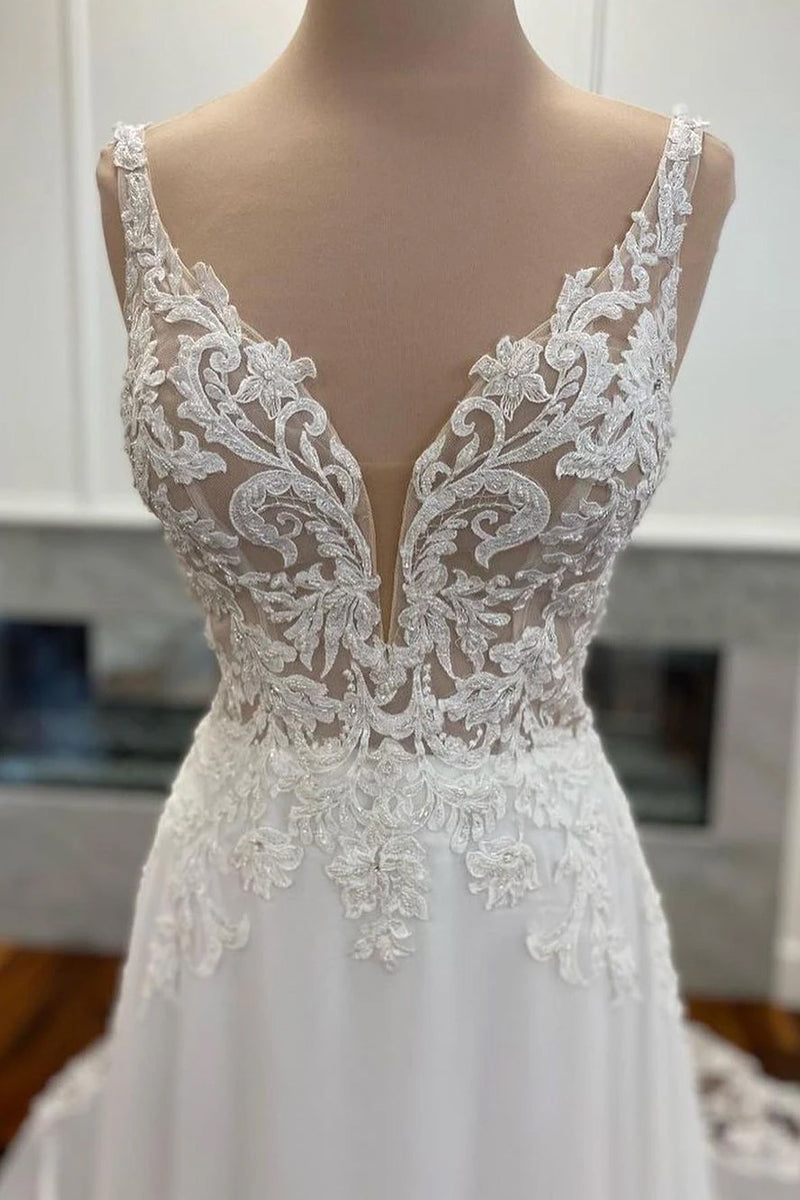 Kelsey Chiffon & Lace Wedding Dress