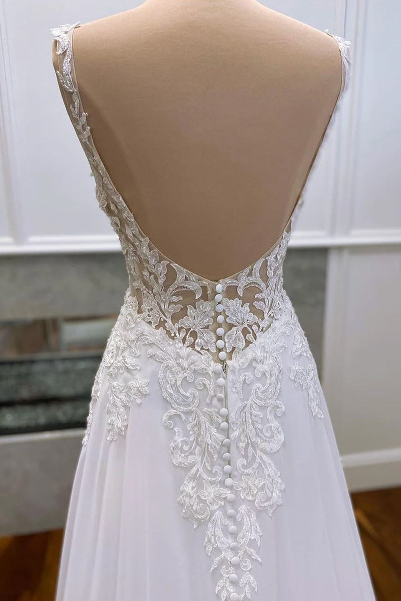 Kelsey Chiffon & Lace Wedding Dress