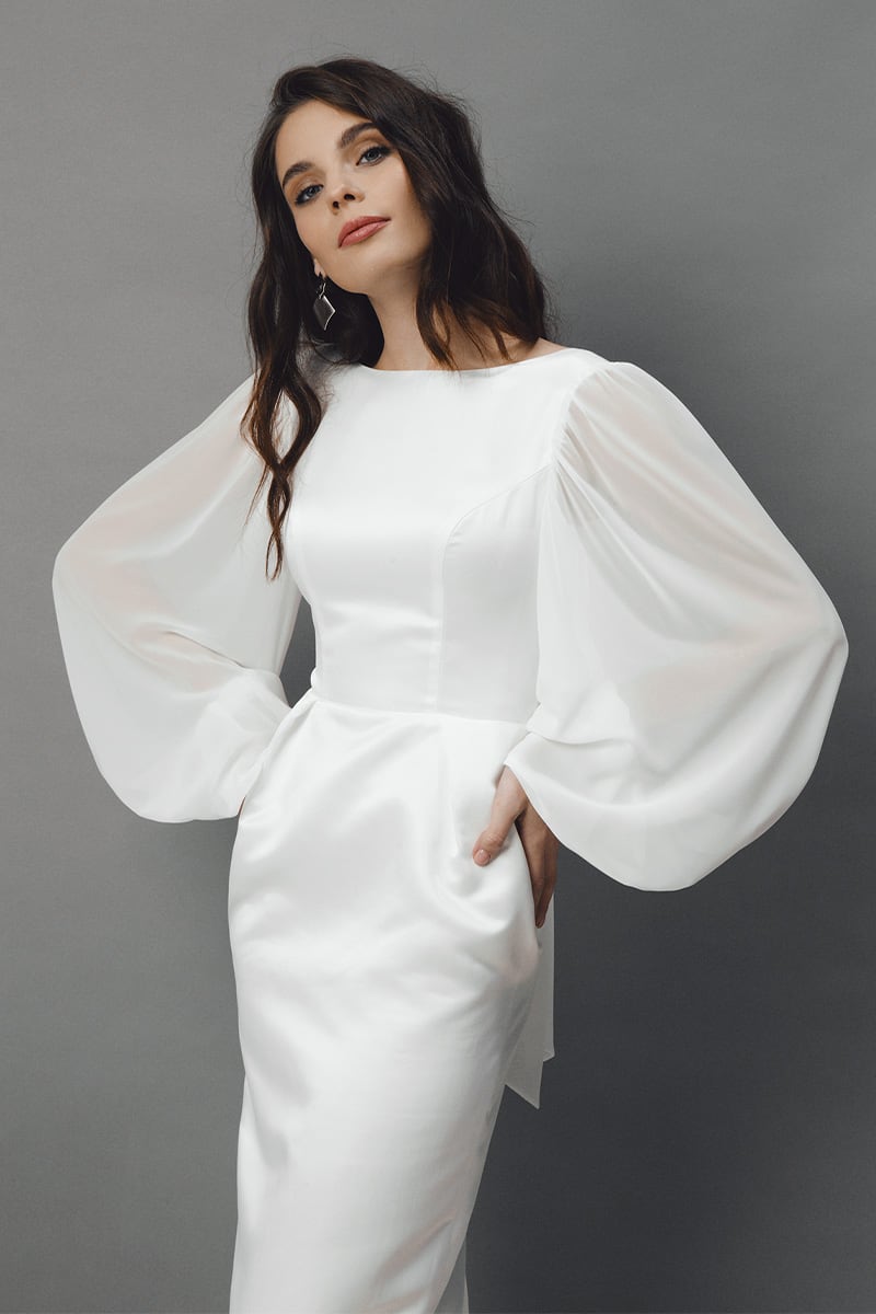 Lillia Long Sleeve Midi Dress