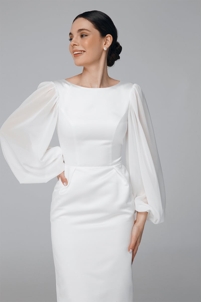 Lillia Long Sleeve Midi Dress