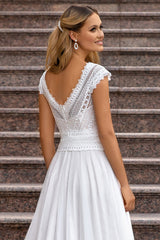 Love Devotion A-line White Wedding Dress