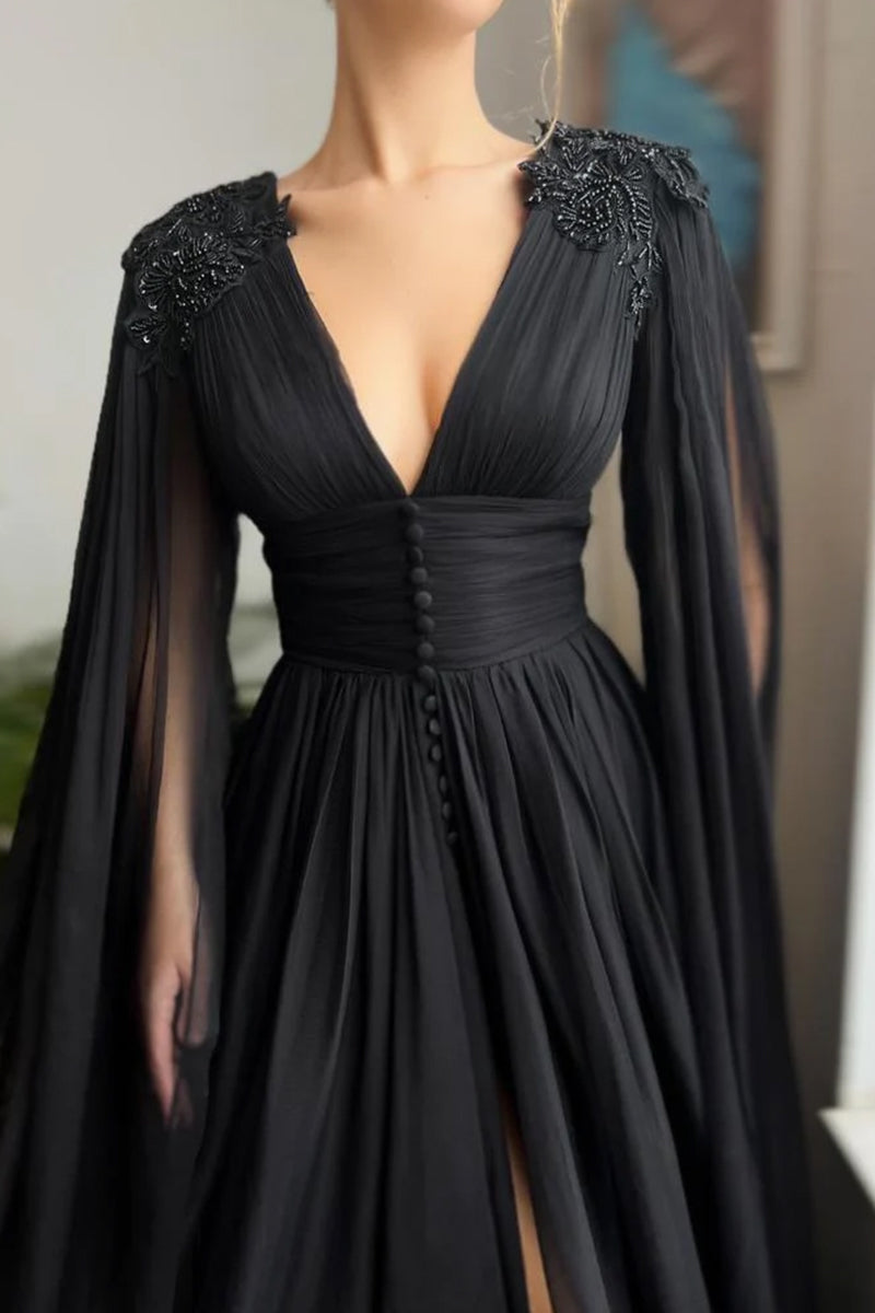 Love Story Midnight Black Gown