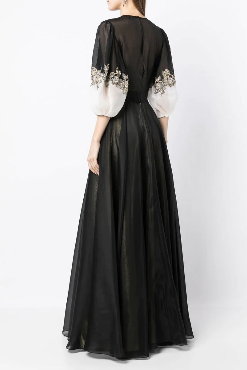 Medeline Black Maxi Dress