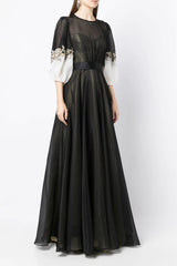 Medeline Black Maxi Dress