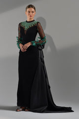 Monique Evening Noire Maxi Dress