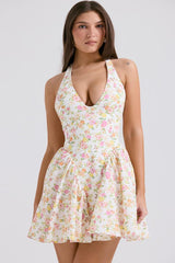 Natural Charmer Floral Print Mini Dress