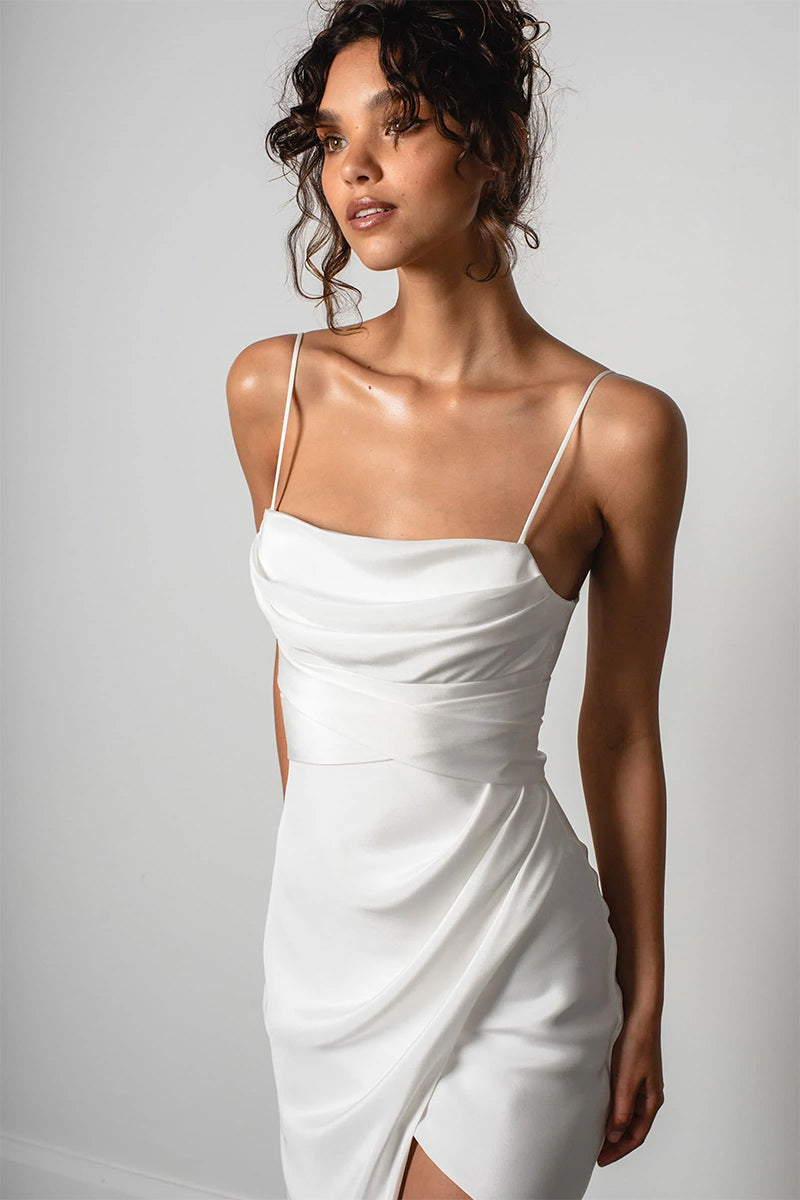 Now and Always Satin Wedding Dress