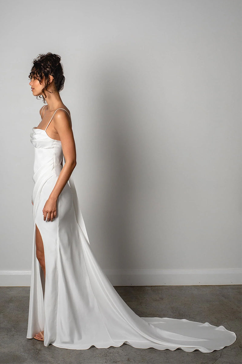 Now and Always Satin Wedding Dress