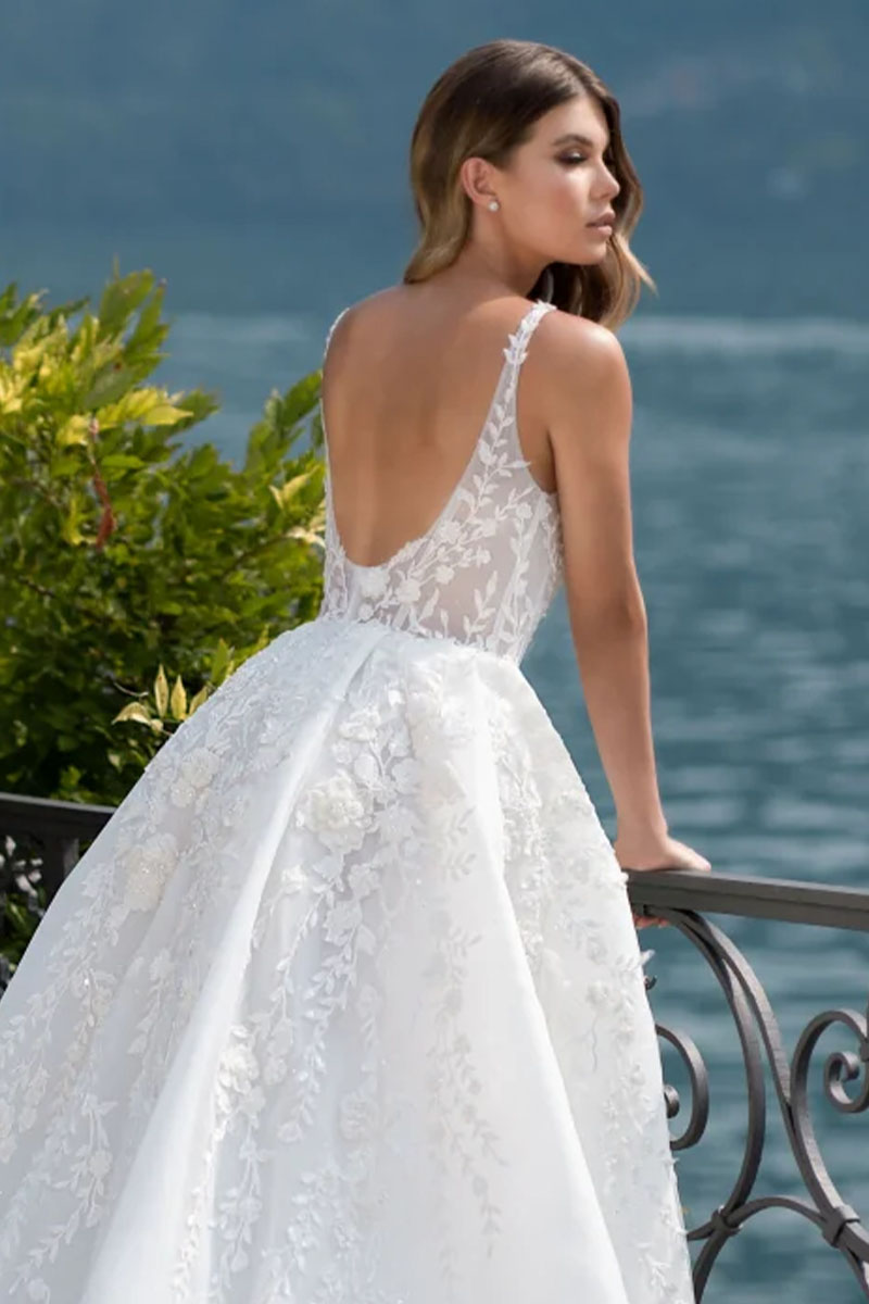 Pure Romance White Lace Wedding Dress