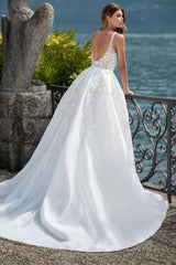 Pure Romance White Lace Wedding Dress