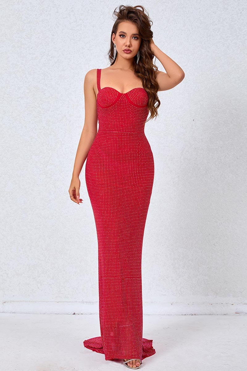 Radiant Presence Fishtail Maxi Dress