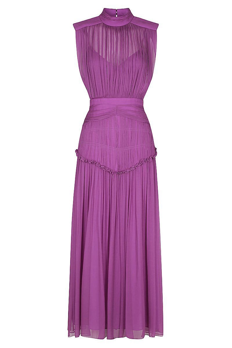 Remarkable Moment High Neck Maxi Dress