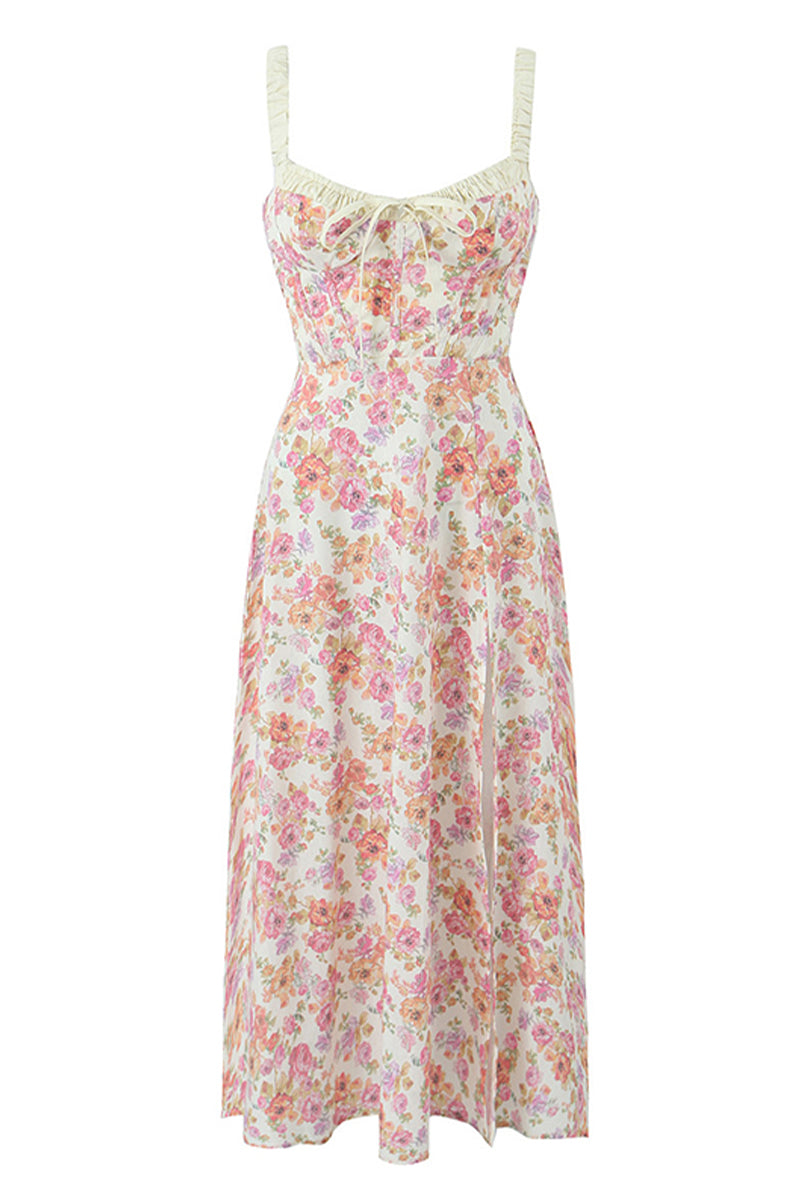 Romance Reason Floral Print Midi Dress