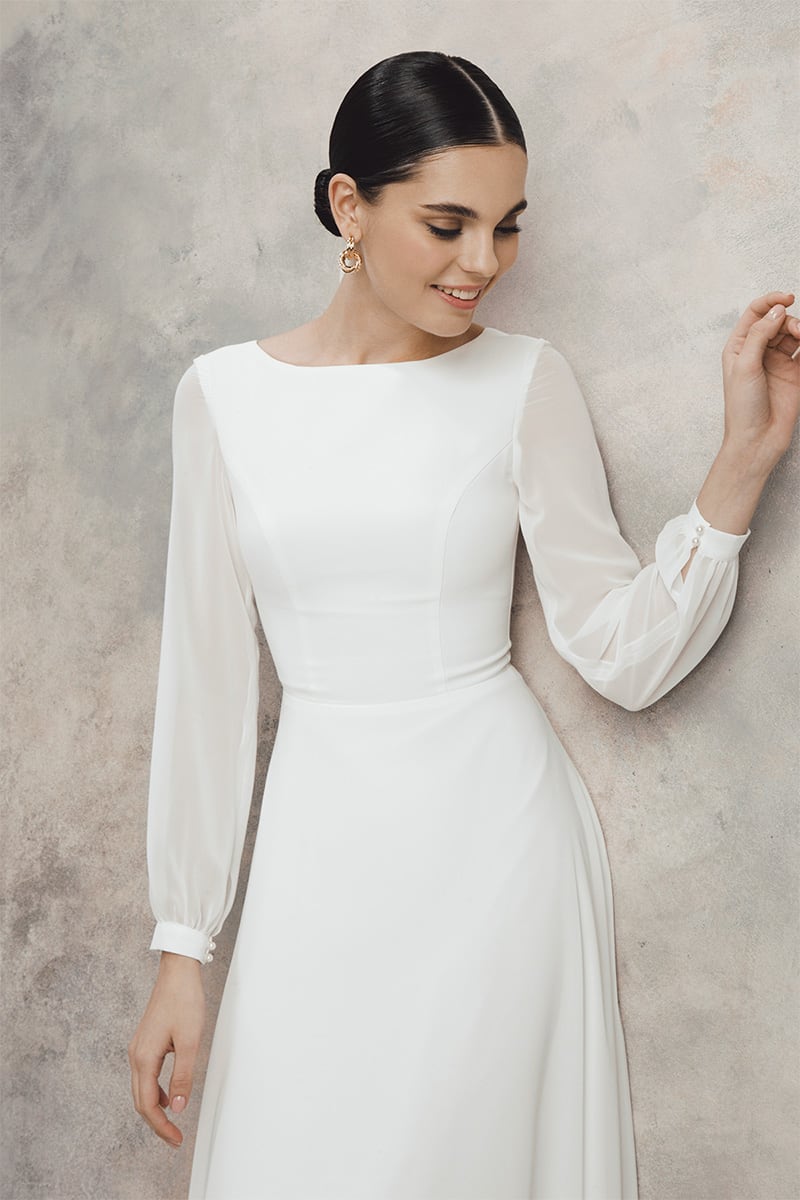 Romantic Moments Long Sleeve Midi Dress