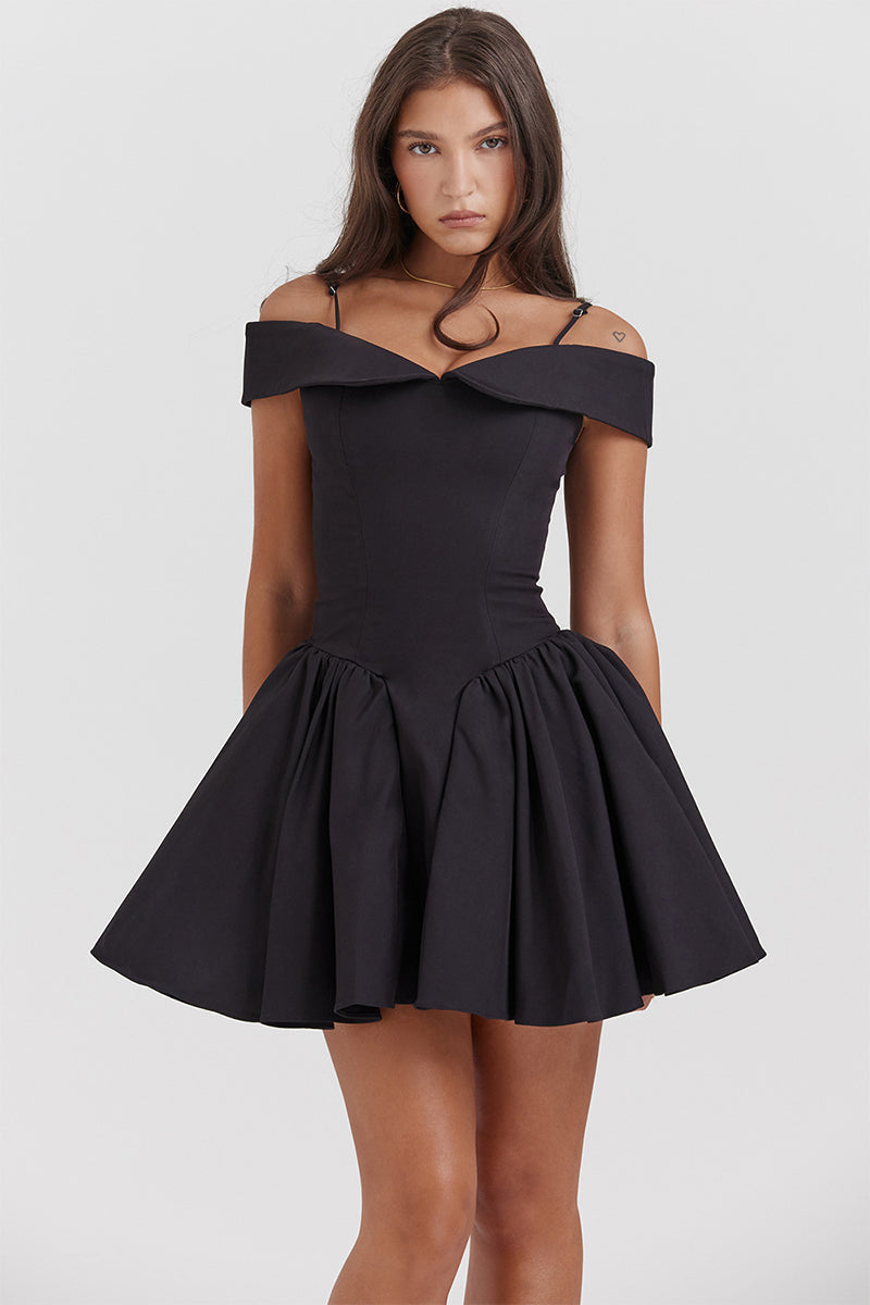 Sabina Off-the-Shoulder Mini Dress