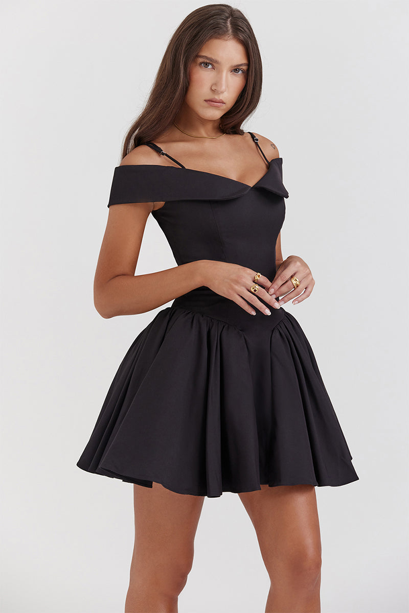 Sabina Off-the-Shoulder Mini Dress