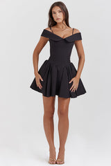 Sabina Off-the-Shoulder Mini Dress