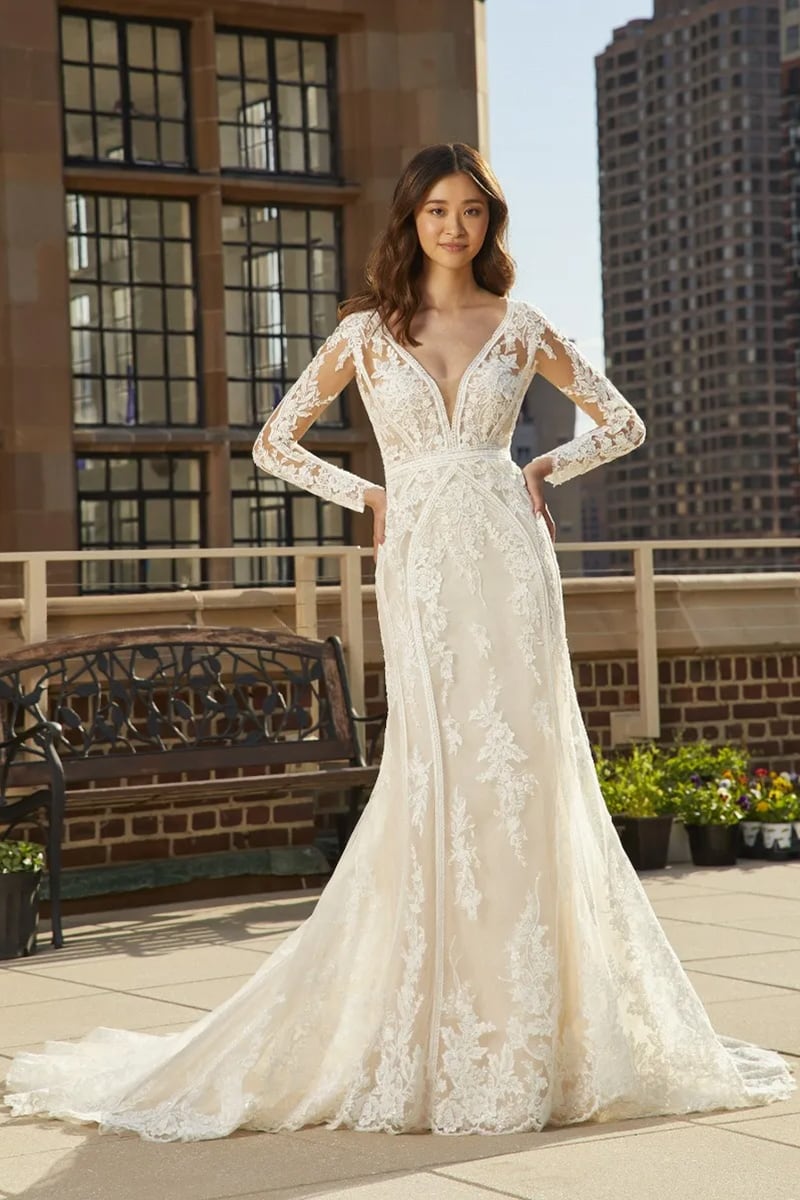 Serene Long-Sleeve Wedding Dress