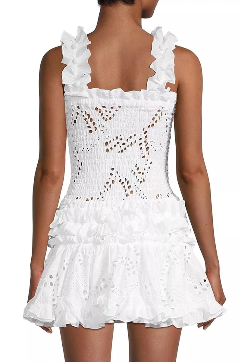 Solano Eyelet Mini Dress