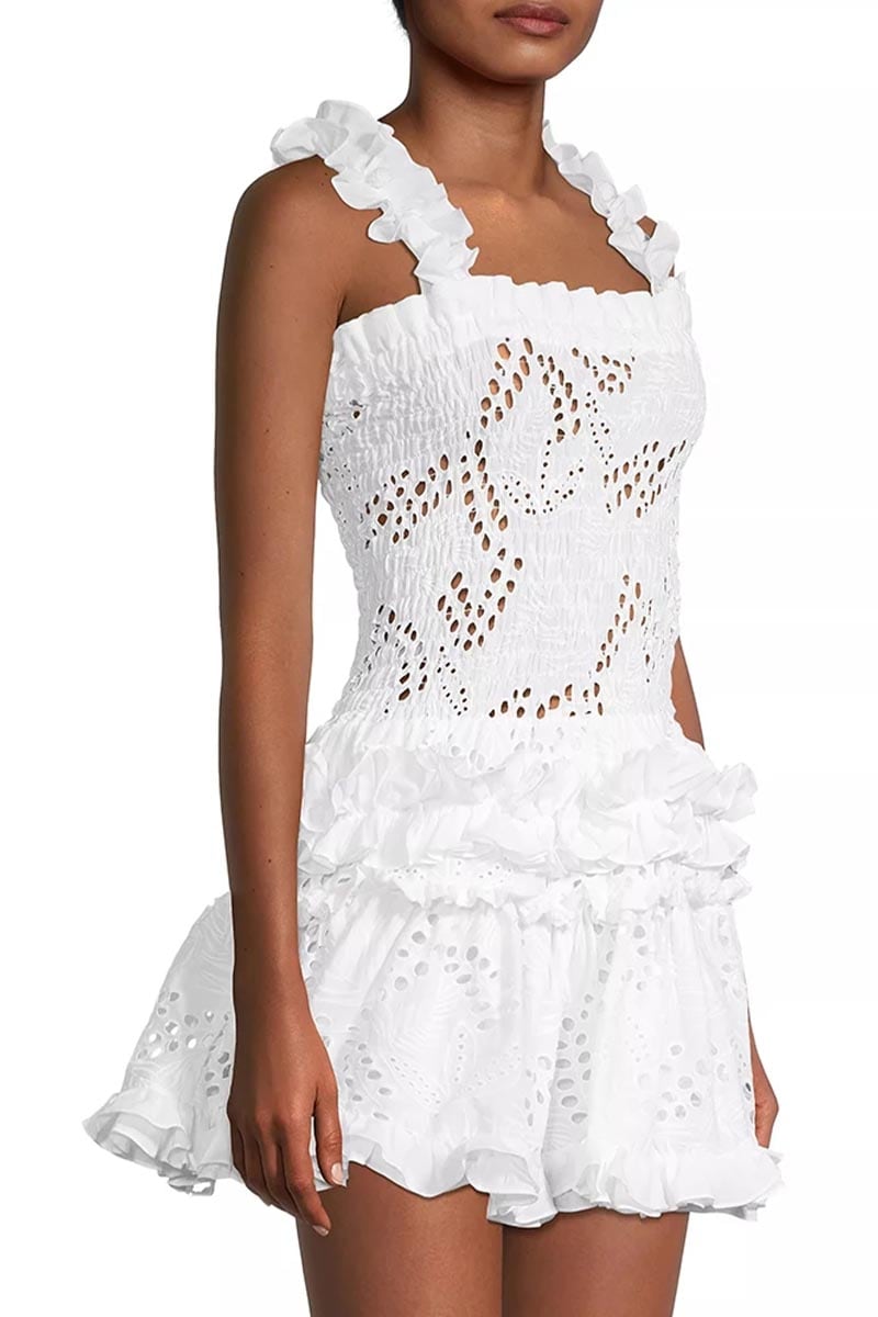 Solano Eyelet Mini Dress