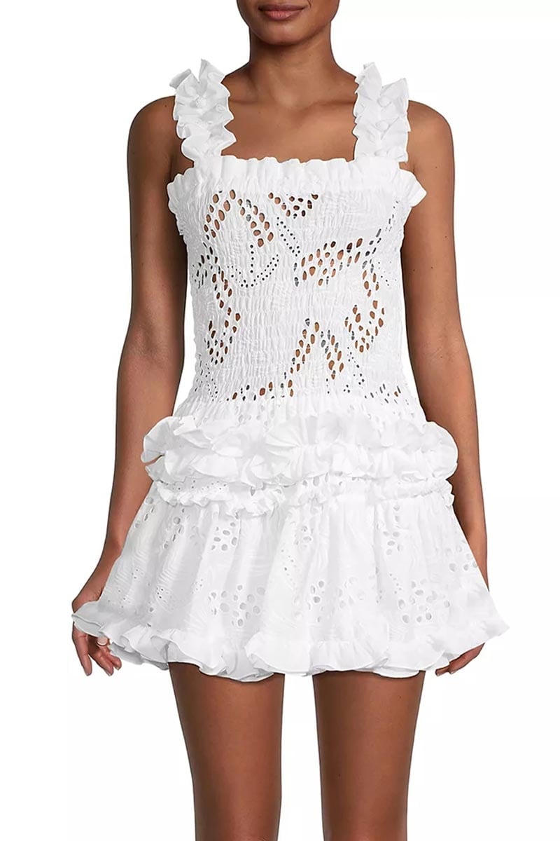 Solano Eyelet Mini Dress