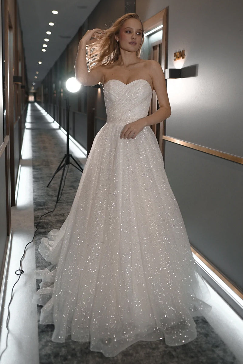 Sparkling Divinity Strapless Wedding Dress