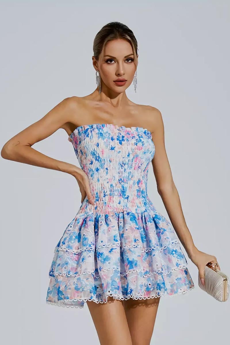 Summer Icon Strapless Mini Dress