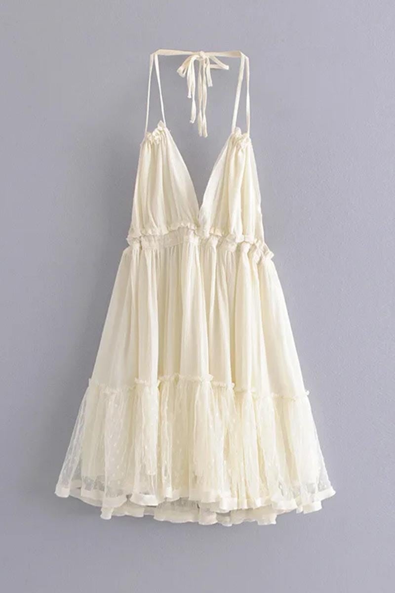 Summery Sweetness Tiered Mini Dress