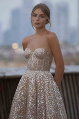 Sweet Love Sequin Strapless Midi Dress