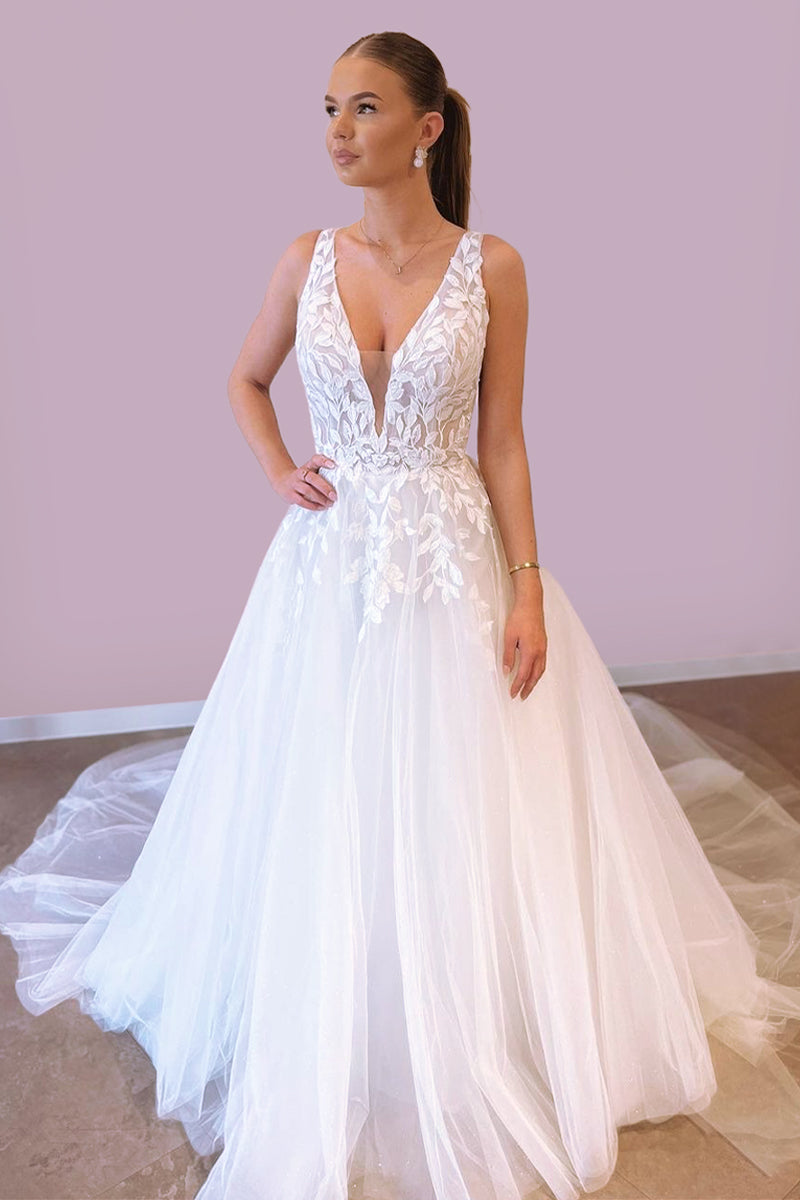 Sweetest Dream A-line Tulle Wedding Dress