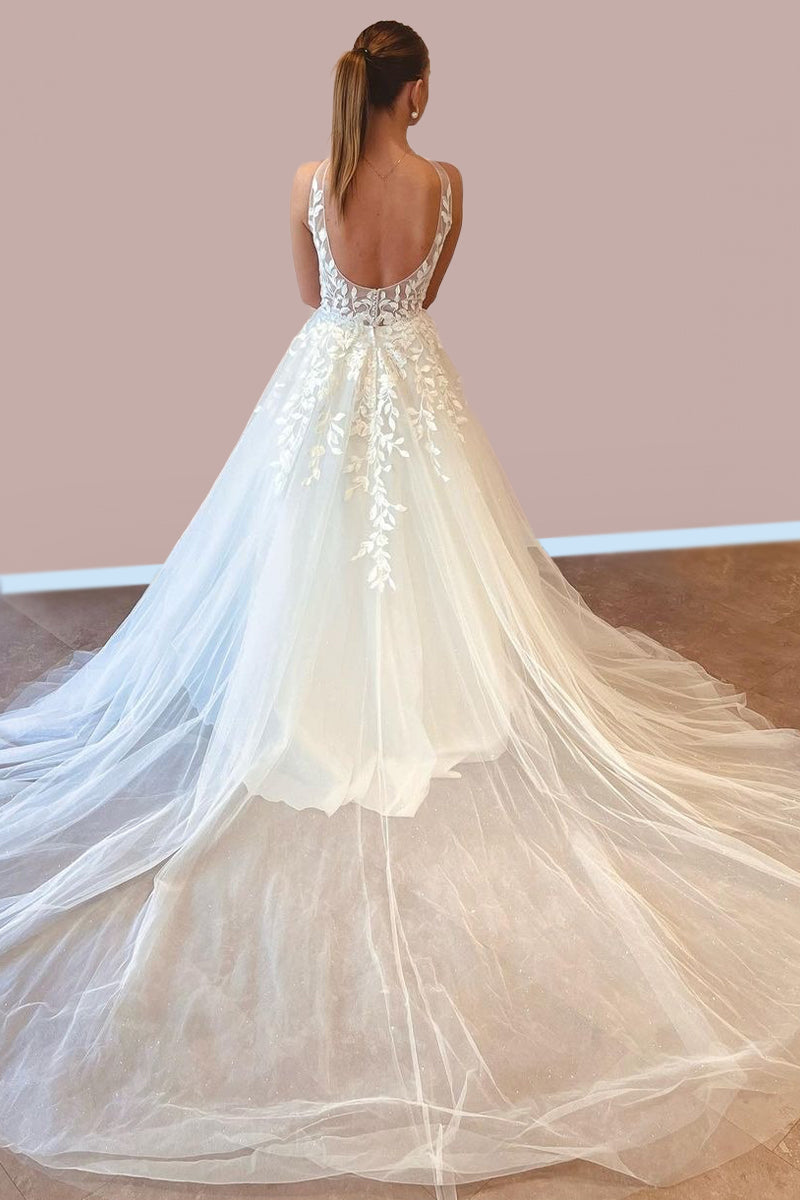 Sweetest Dream A-line Tulle Wedding Dress