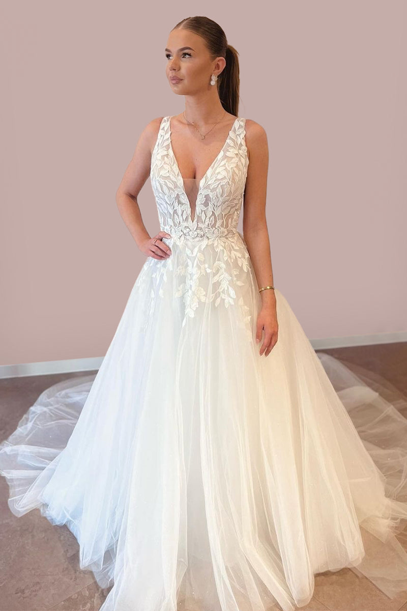 Sweetest Dream A-line Tulle Wedding Dress