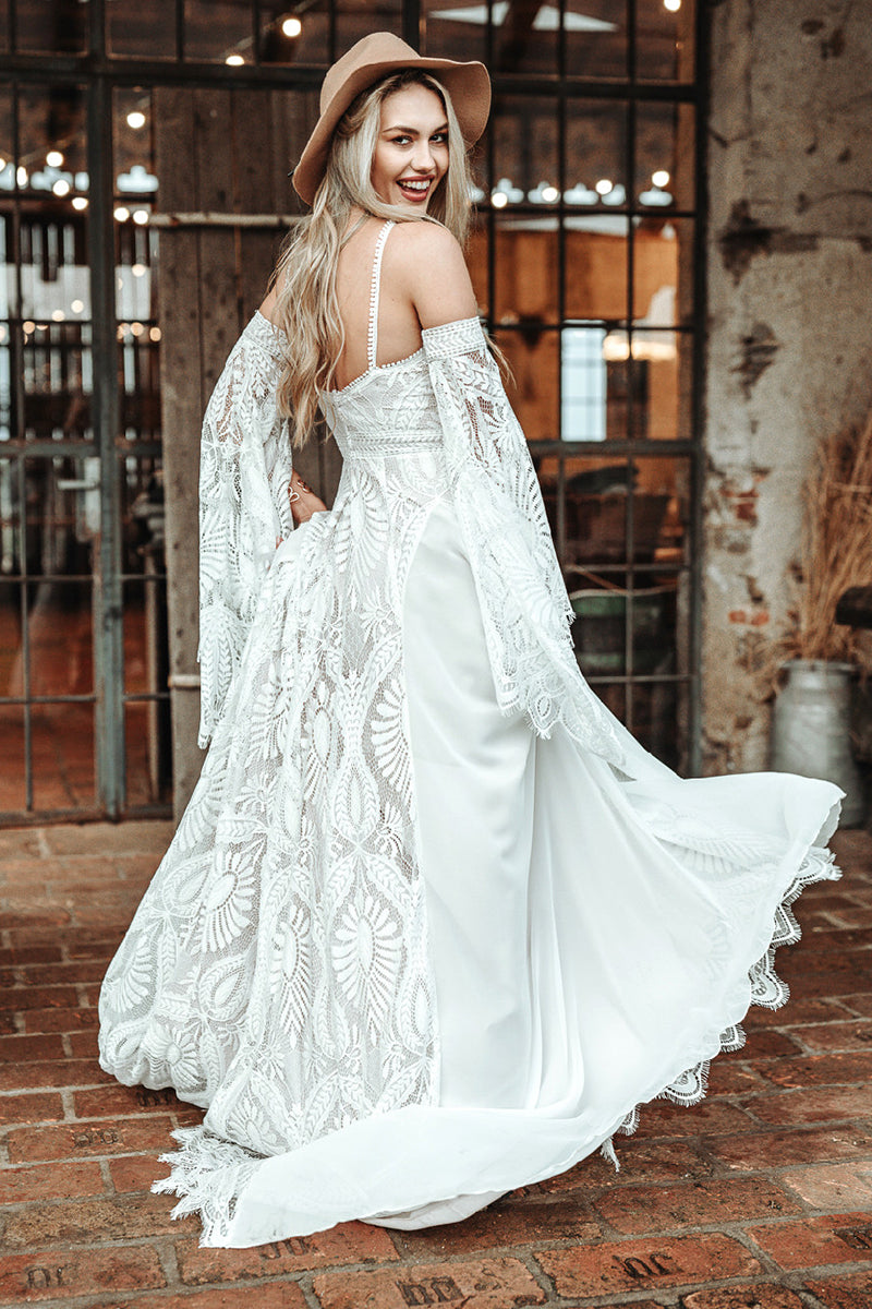 Sydney Bohemian Lace Wedding Dress