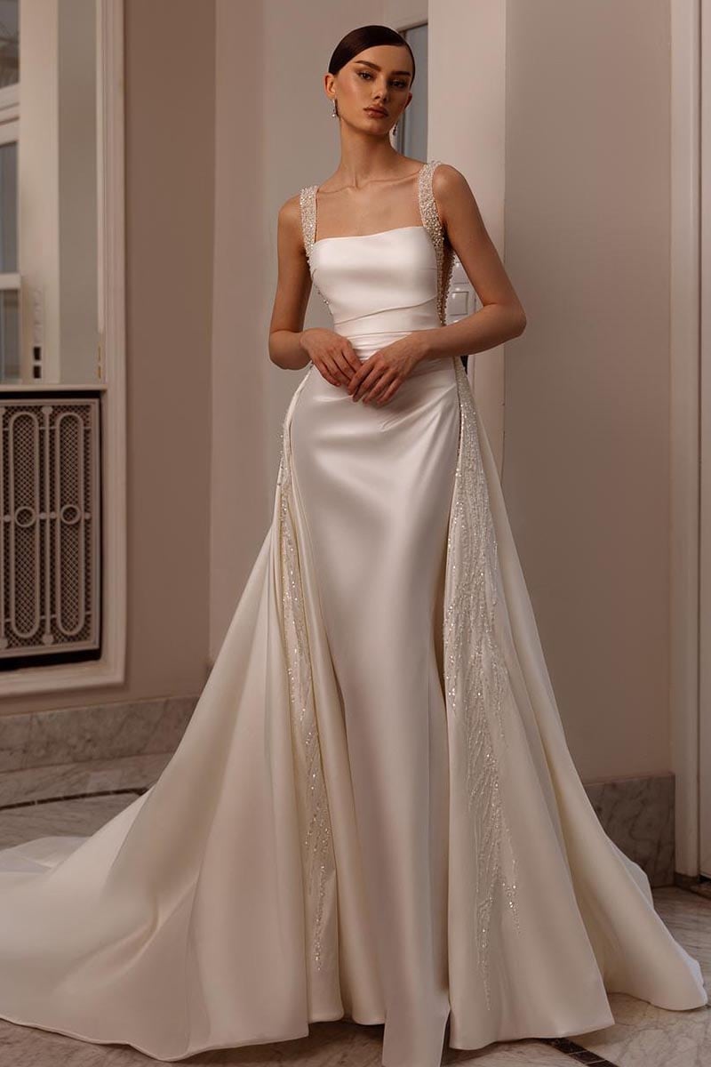 Viviana Pearl Beaded Wedding Dress