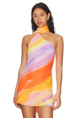 Vivid Perspective Mini Dress