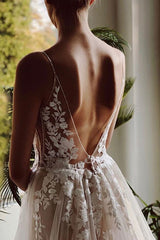 Whitney Court Train Lace Wedding Dress