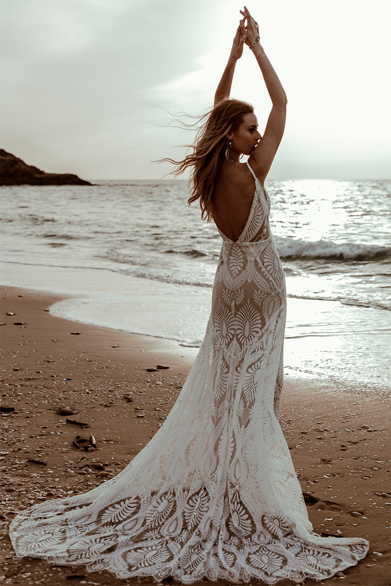 Willowby Bohemian Lace Wedding Dress