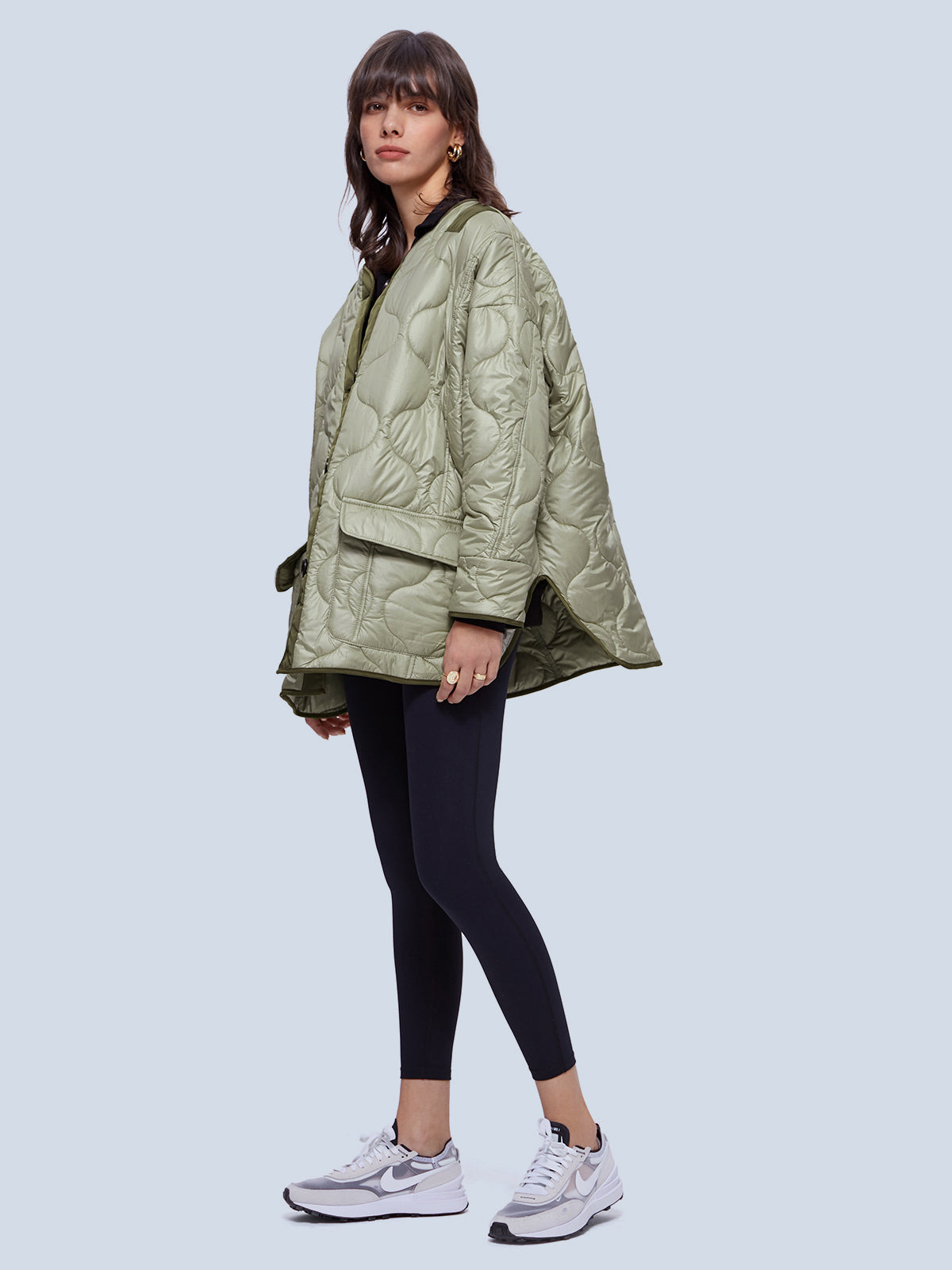 Oversized Quilted Puffer Jacket