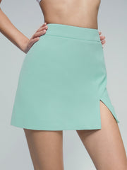 Pastel Mini Slit Skirt